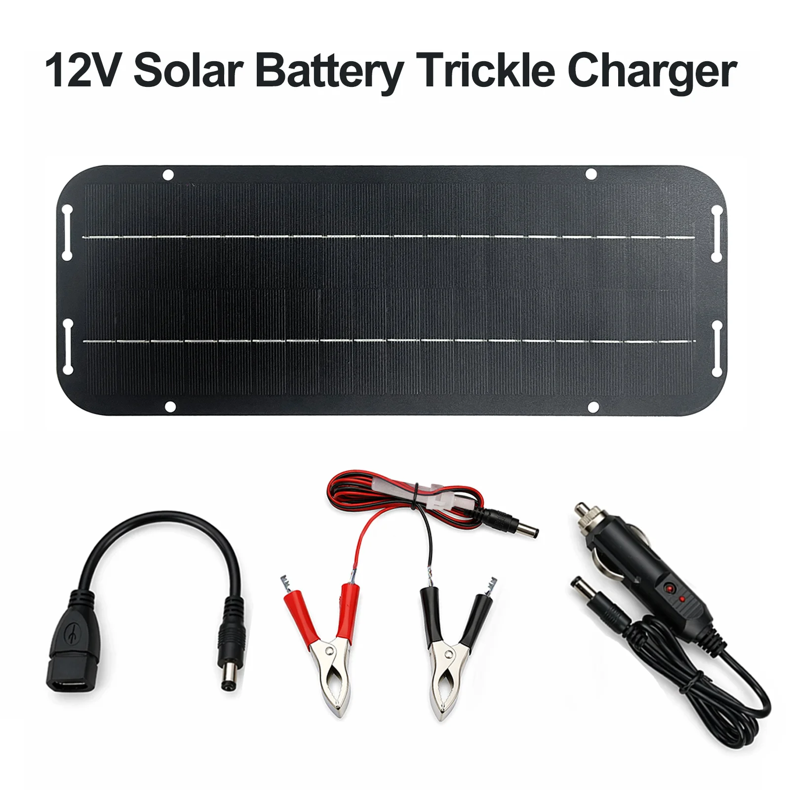 Monocrystalline Solar Cells Solar Battery Trickle Charger 12V Olt Power Solar Panel Solar Battery Charger