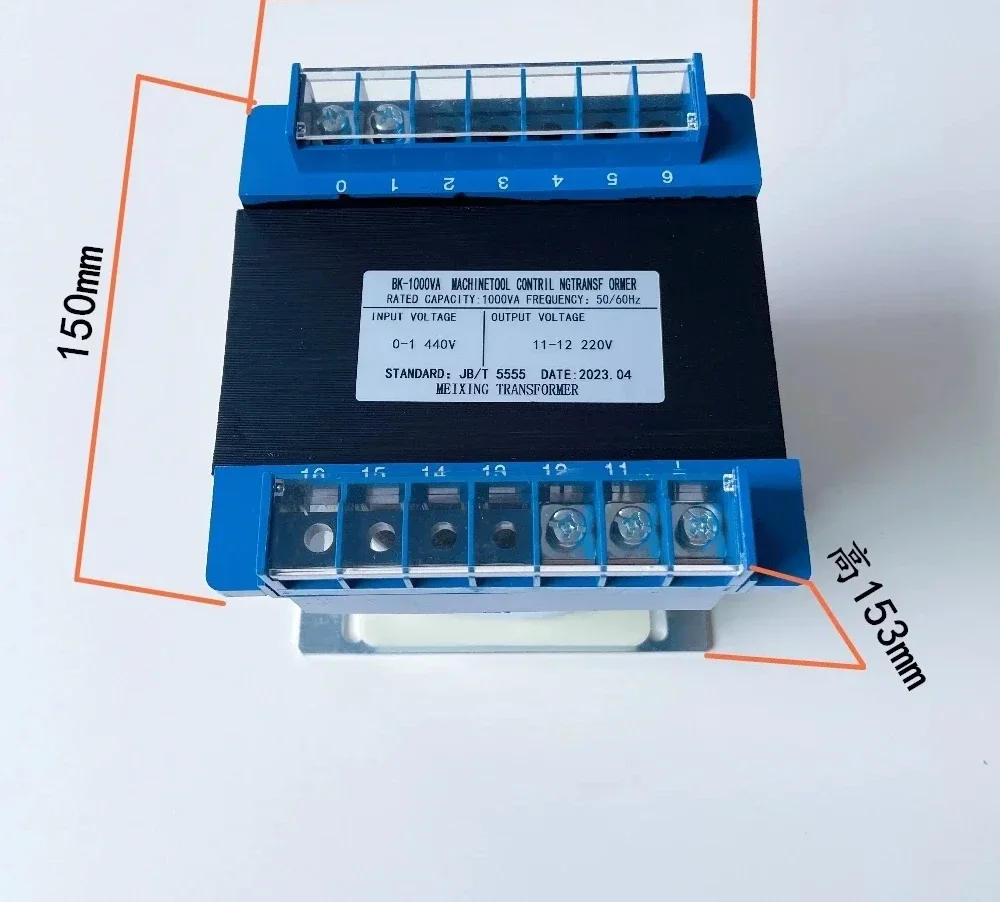 JBK3-100VA 2/3/500 VA 440V to 220V 60Hz Machine tool control transformer Marine transformer