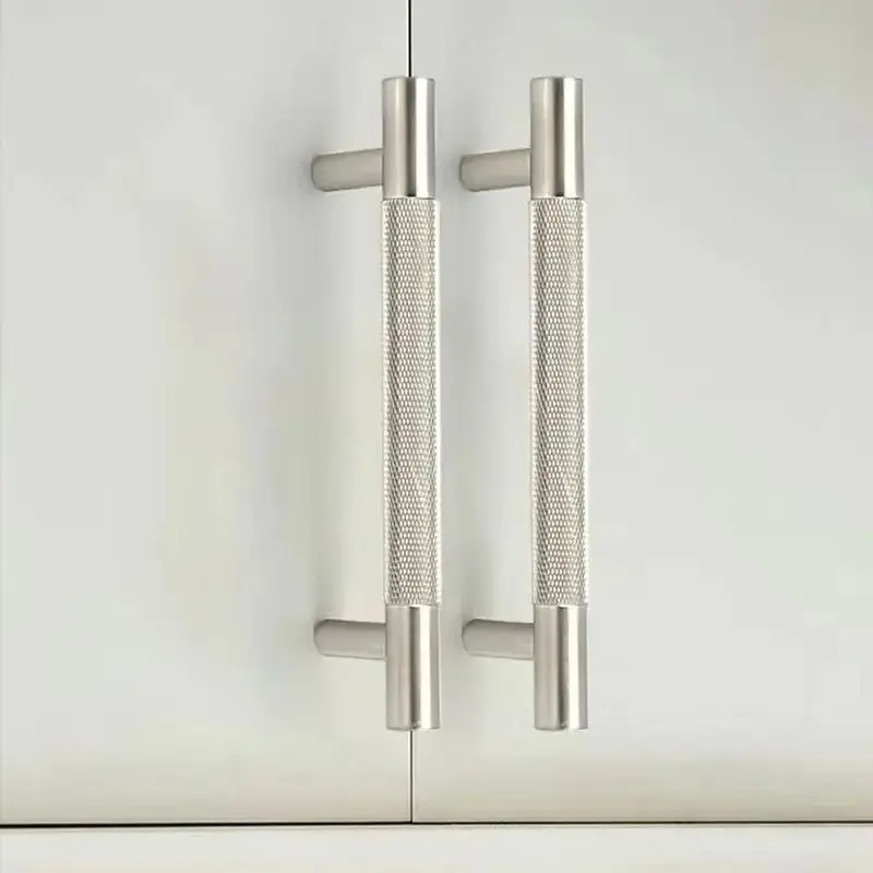 Designed 8PCS Solid Brass Knurled Furniture Pulls Handles Drawer Knobs Cupboard Wardrobe Closet Dresser Cabinet Door Pulls Pens