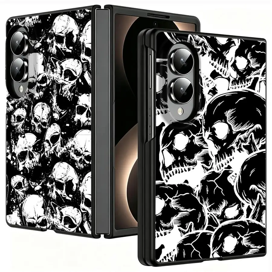 Cool Skull Case for Samsung Galaxy Z Fold8 Wide ZFold Wide Z Fold 8 ZFold8 Luxury Phone Cover