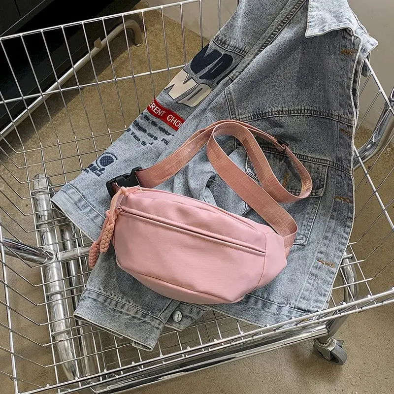 

Foufurieux Waist Pack Bag Women Shoulder Fanny Pack Large Phone Travel Sports Ladies Money Belt Bag Pouch Men Fashion Banana Bag