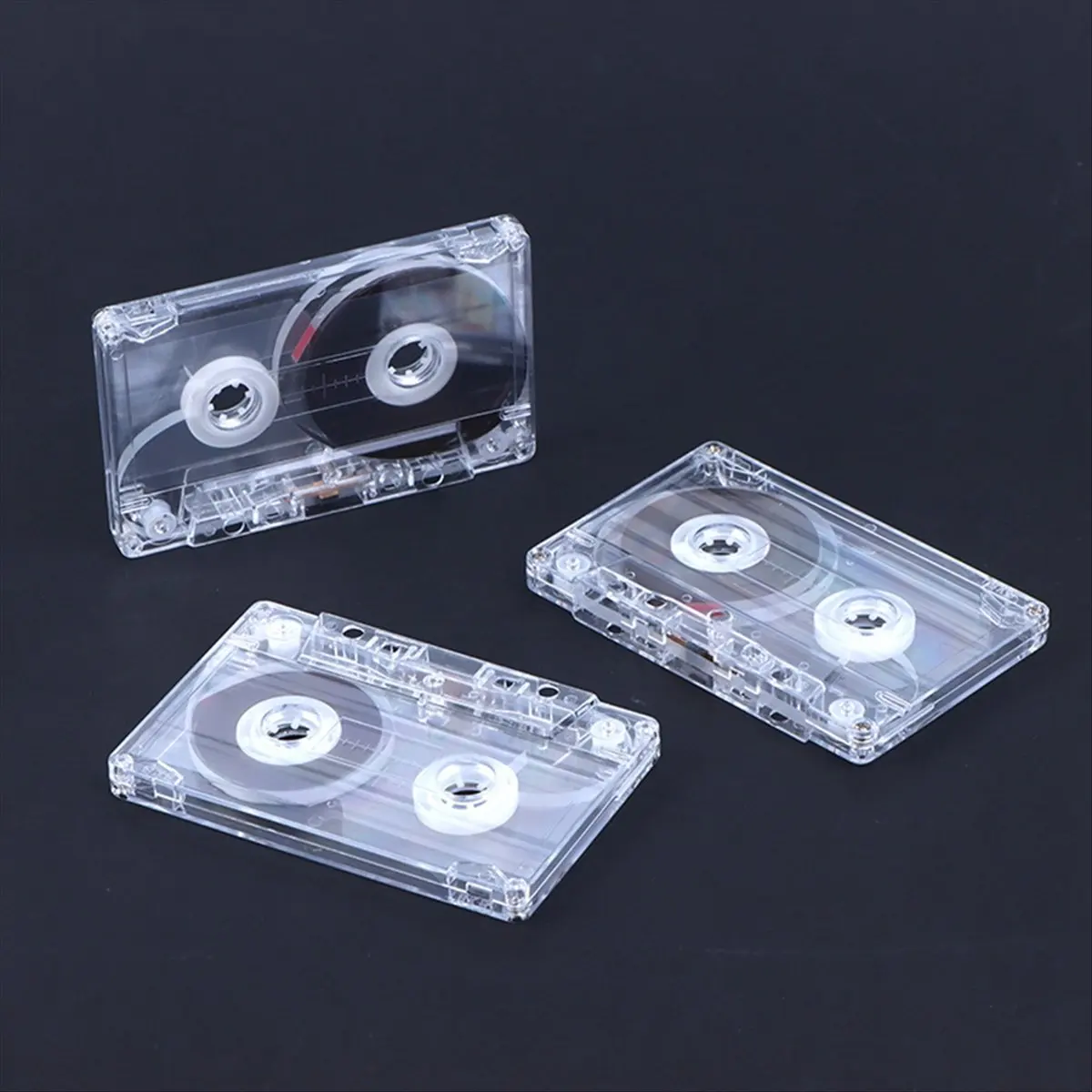 

*A14E Blank Audio Cassettes. Recordable Clear Audio Cassettes Video Tape for Voice Music Recording