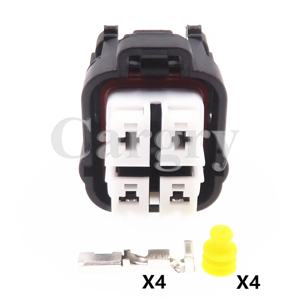 1 Set 4P 6195-0315 Car Gasoline Pump Wire Socket AC Assembly Automobile Fuel Pumps Wiring Connector For Toyota Mazda