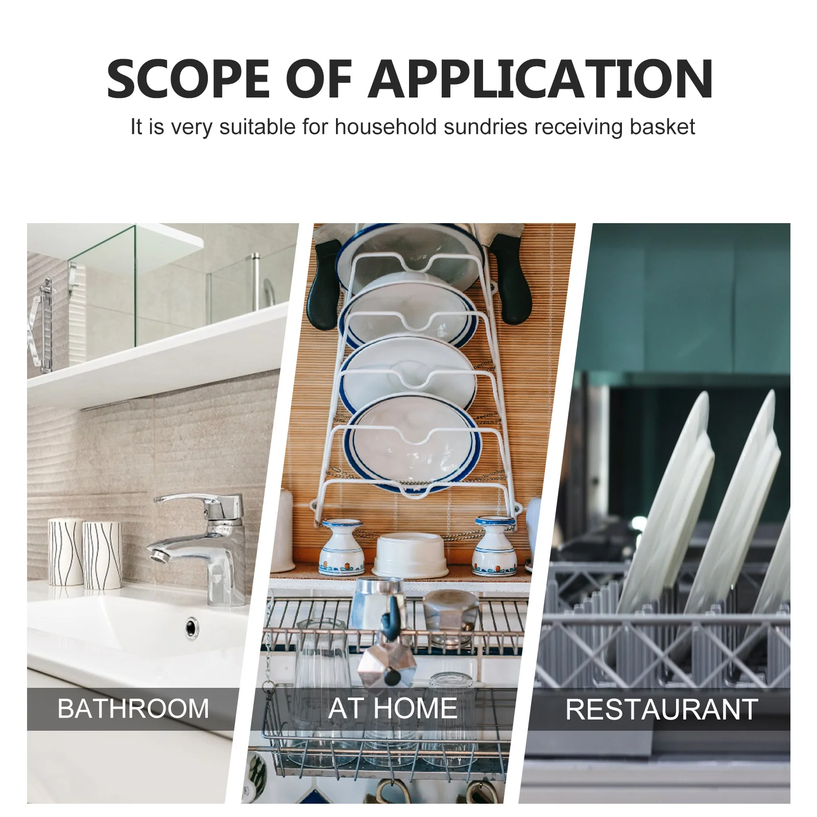 

1Pcs Desktop Storage Box Plastic Container White Compact Sundries Organizer for Home Office Small Items Storage