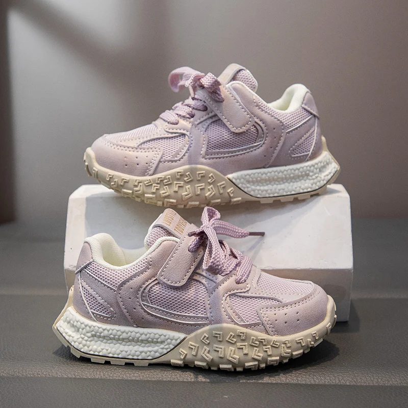2025 子供のための靴通気性ジムスニーカー女性アンチスリップトレーニング子供のウォーキングシューズスポーツ