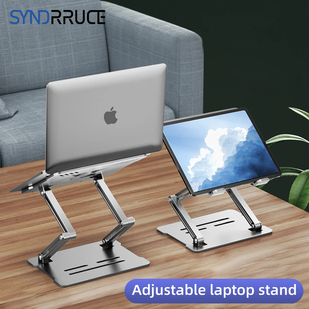 Laptop Stand Aluminium Tablet Bracket Riser Ergonomic Holder Compatible with 9-17inch Laptop for Monitor Stand Adjustable