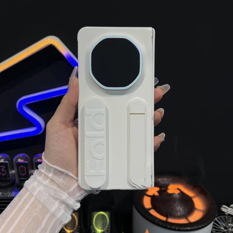 

Мягкий силиконовый чехол для OPPO Find N5 FindN5 5G, браслет, ремешок на запястье, подставка, стекло переднего экрана, полный защитный чехол