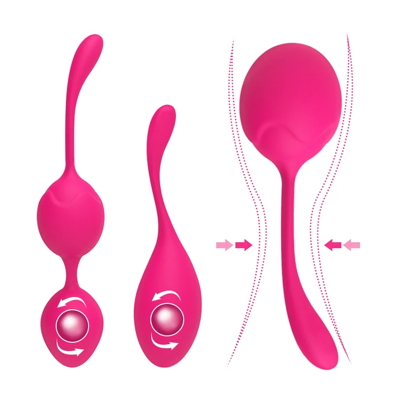 Kegel Balls Silicone Vaginal Ball Smart Geisha Ben Wa Ball Medical Tighten Vaginal Muscle Kegel Trainer Balls Sex Toys For Women