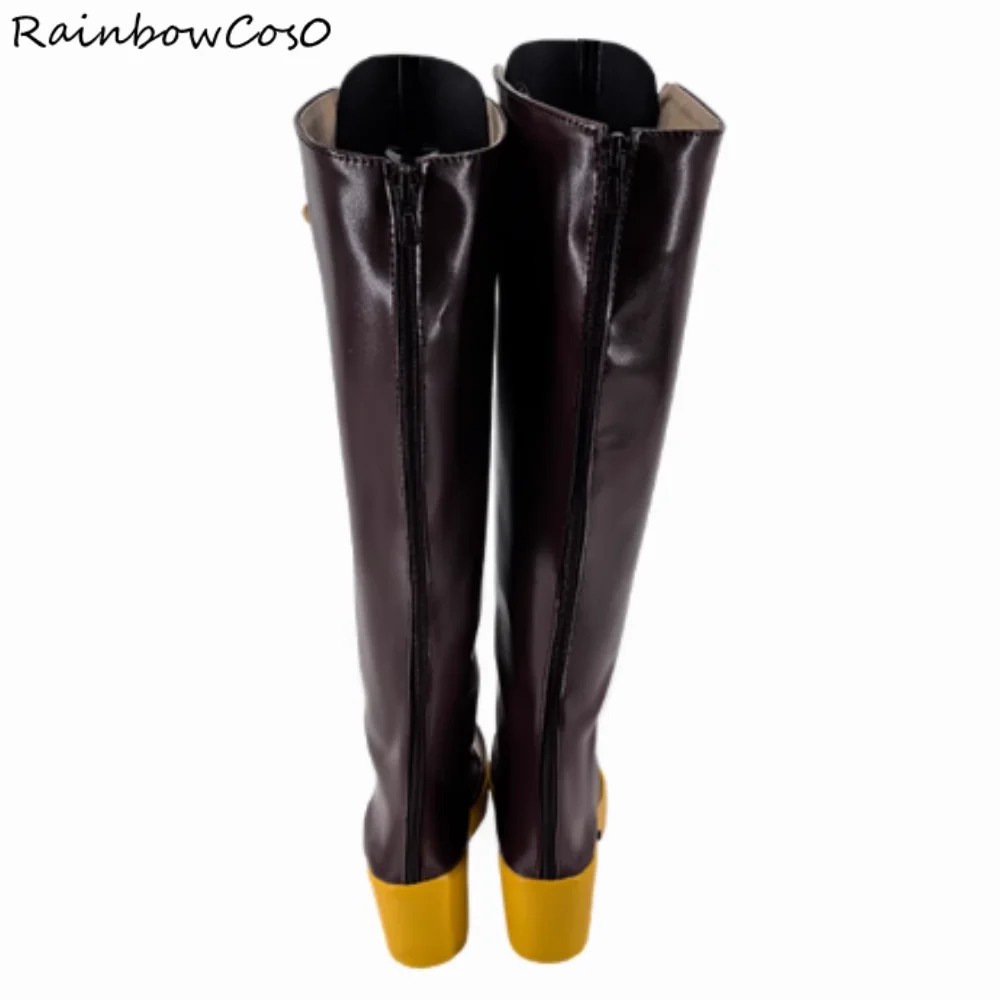 Kazamata naris noir hoshizora tetsudou para shiro no tabi hoshishiro hoshitetsu cosplay sapatos botas jogo anime festa w5076