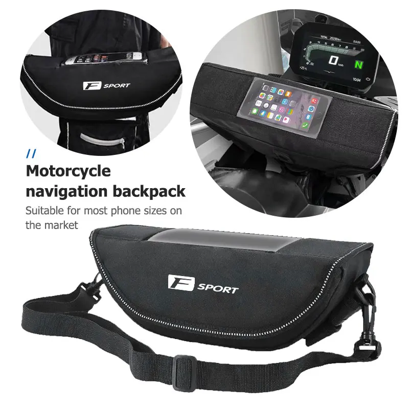 

Universal Motorcycle Luggage Backpack Navigation Phone Bag For Lexus GX470 IS350 ES350 IS250 IS460 IS220h IS300 LX570
