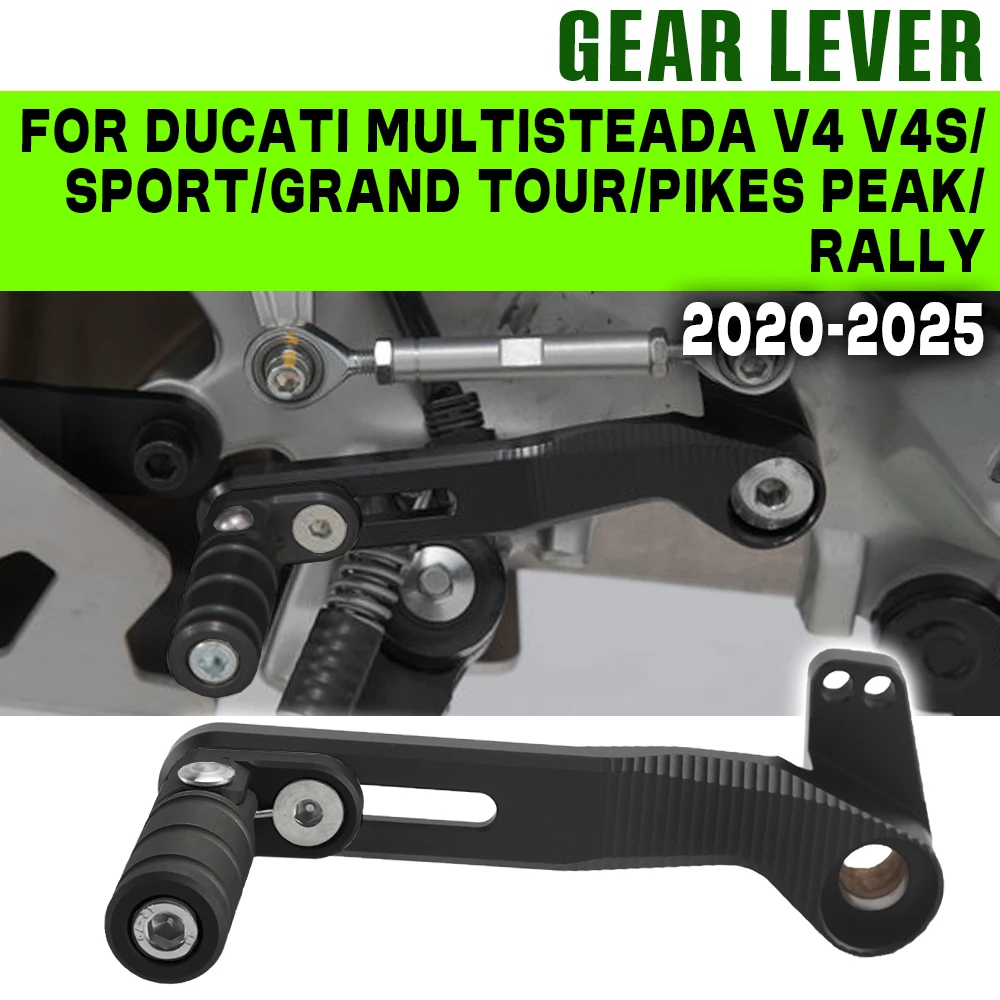 

Gear Shift Lever For Multistrada V4 S Sport V4 Rally Pikes Peak V4/S 2020-up Motorcycle Accessories CNC Adjustable Shifter Pedal