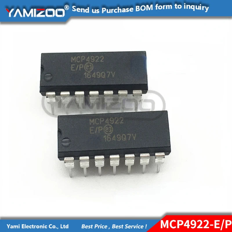 1pcs MCP4822EP DIP-8 MCP4822 MCP4822E MCP3201BIP MCP4922 MCP4922EP MCP3002IP MCP4921EP MCP41050IP MCP3008IP MCP3208CIP