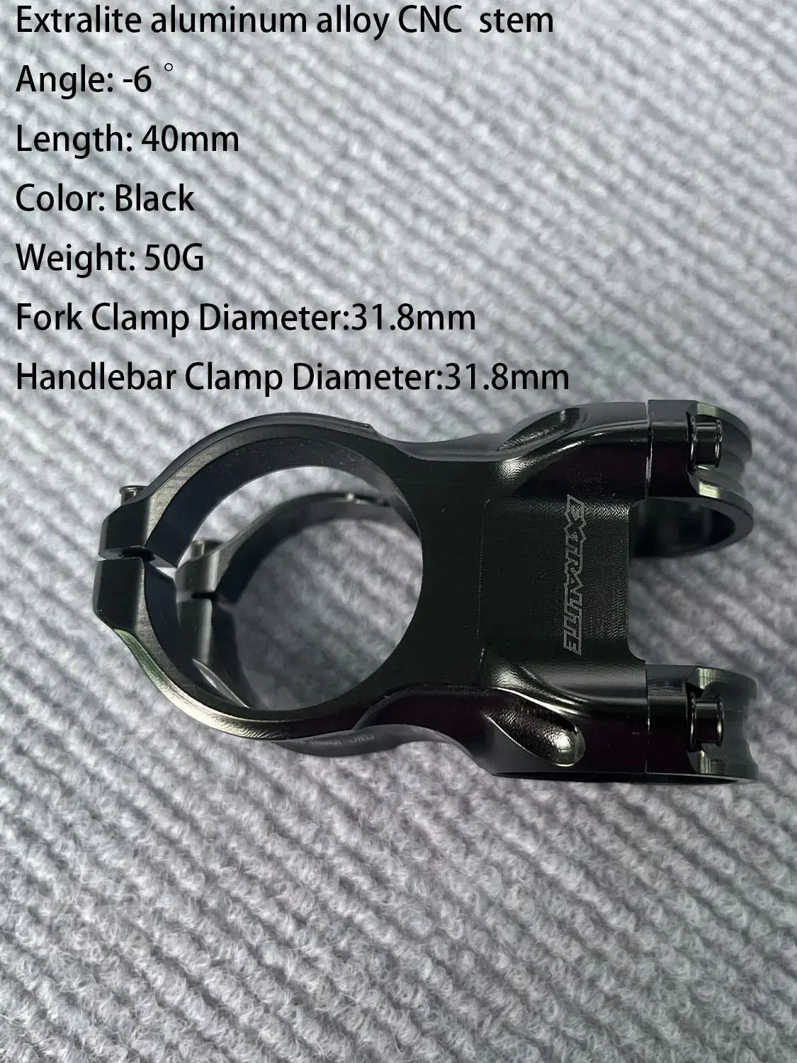 AliExpress NONE Extralite Hyper Stem Stealth offers a wide range of riding scenarios, including road bikes, mountain bikes, and endurance races