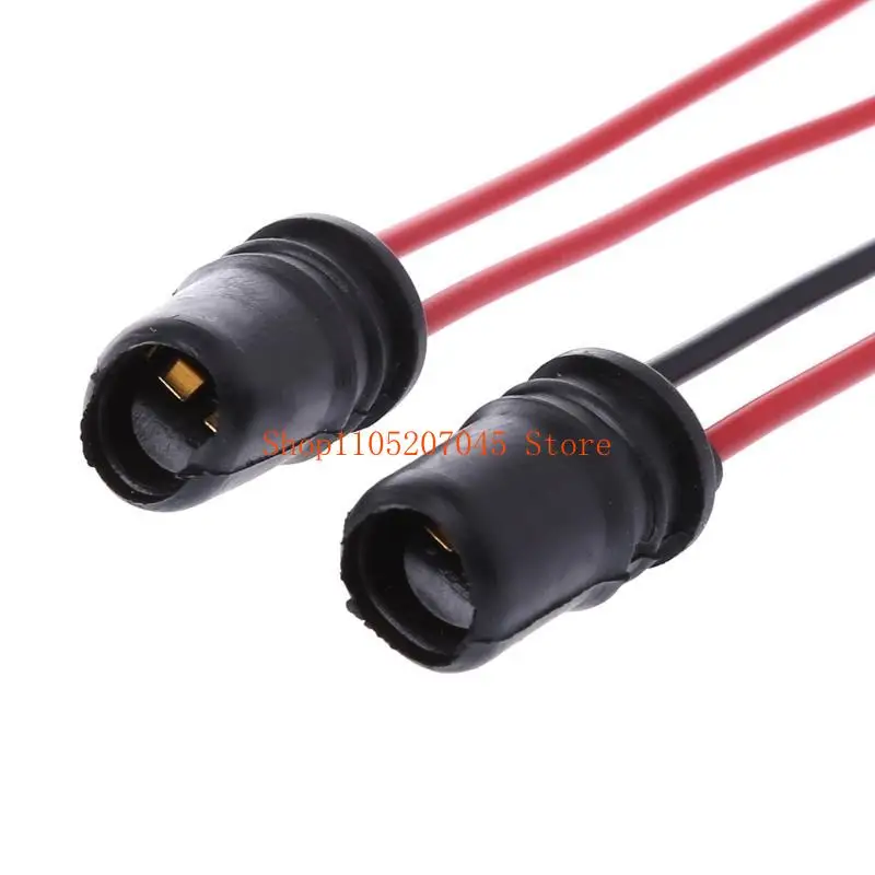 37cd 2 Pack W5W T10 Auto Car Truck Light Bulb Socket Holder Boats Connector Extension