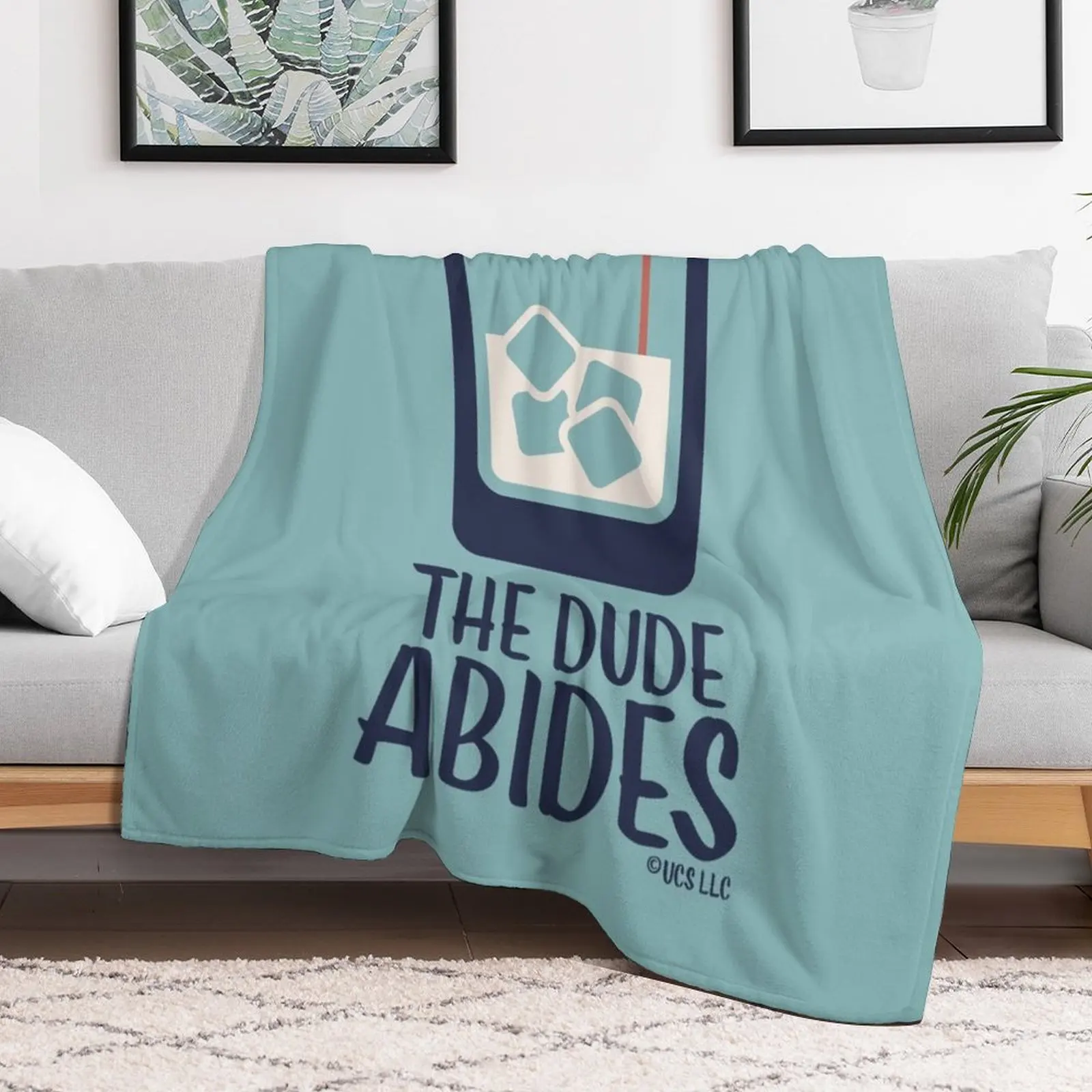 The Dude Abides - The Big Lebowski Throw Blanket Bed Cute Blankets