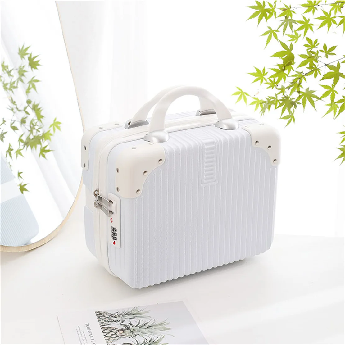 قطعة واحدة من حقيبة مستحضرات التجميل الصغيرة للفتيات الطازجة مقاس 14 بوصة، حقيبة هدايا صغيرة لتخزين اليد