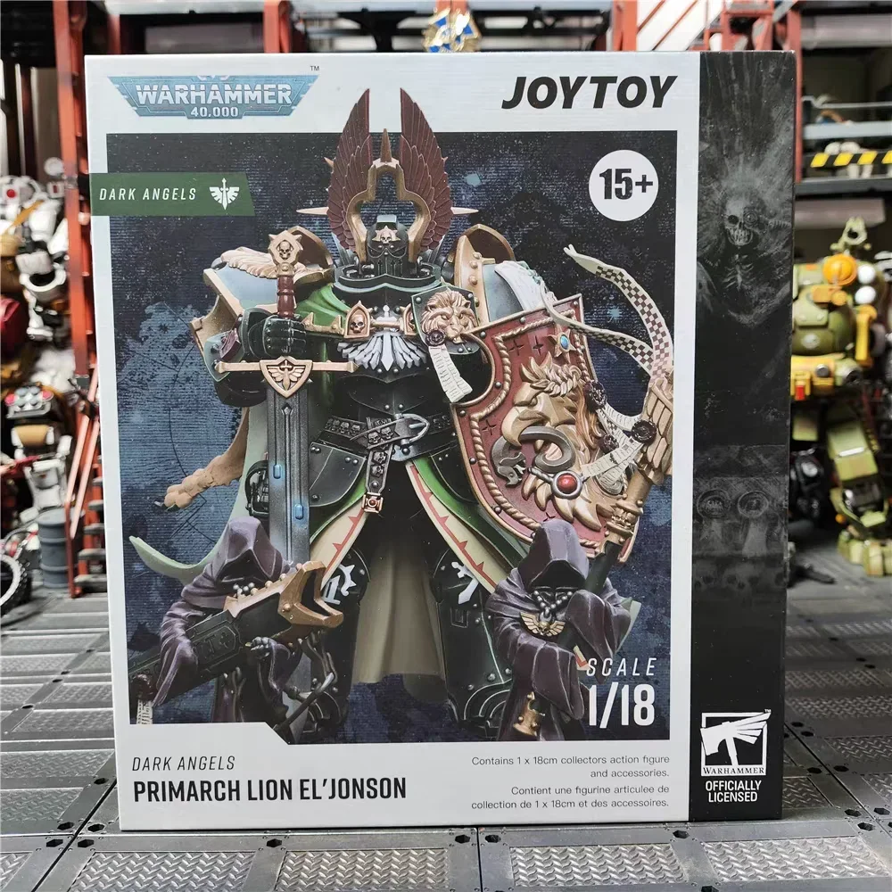 JOYTOY Warhammer 40k 1/18 Dark Angels Primarch Lion Jonson Anime Action Figure Modell Spielzeug Sammlung Ornamente Geschenke Auf Lager