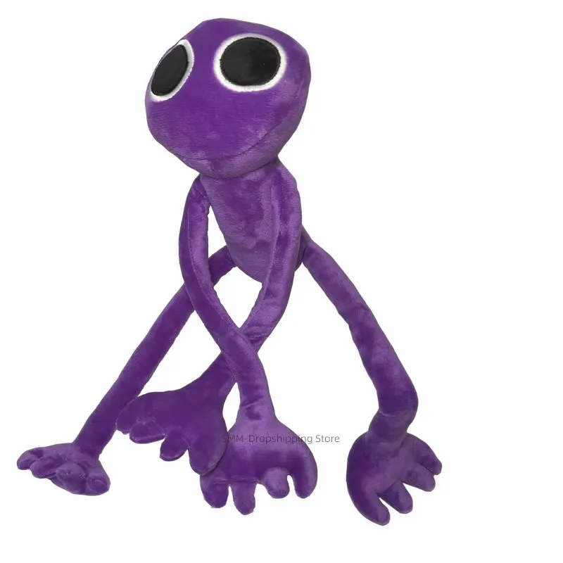 Paarse regenboogvrienden hoofdstuk 2, stripfiguur zacht pluche en tuin van Banban knuffelpop halloween cadeau kinderknuffel