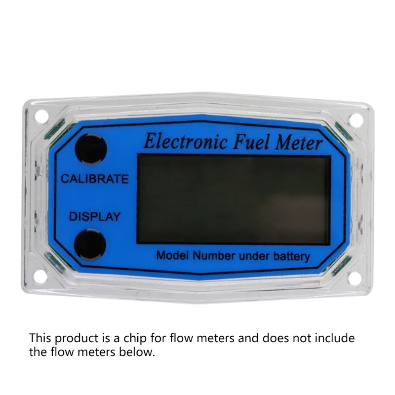 For Turbine Flow Meter Meter Display Chip Electronic Digital Flowmeter Liquid Water Meter Fuel Meter Gas Die sel Fuel