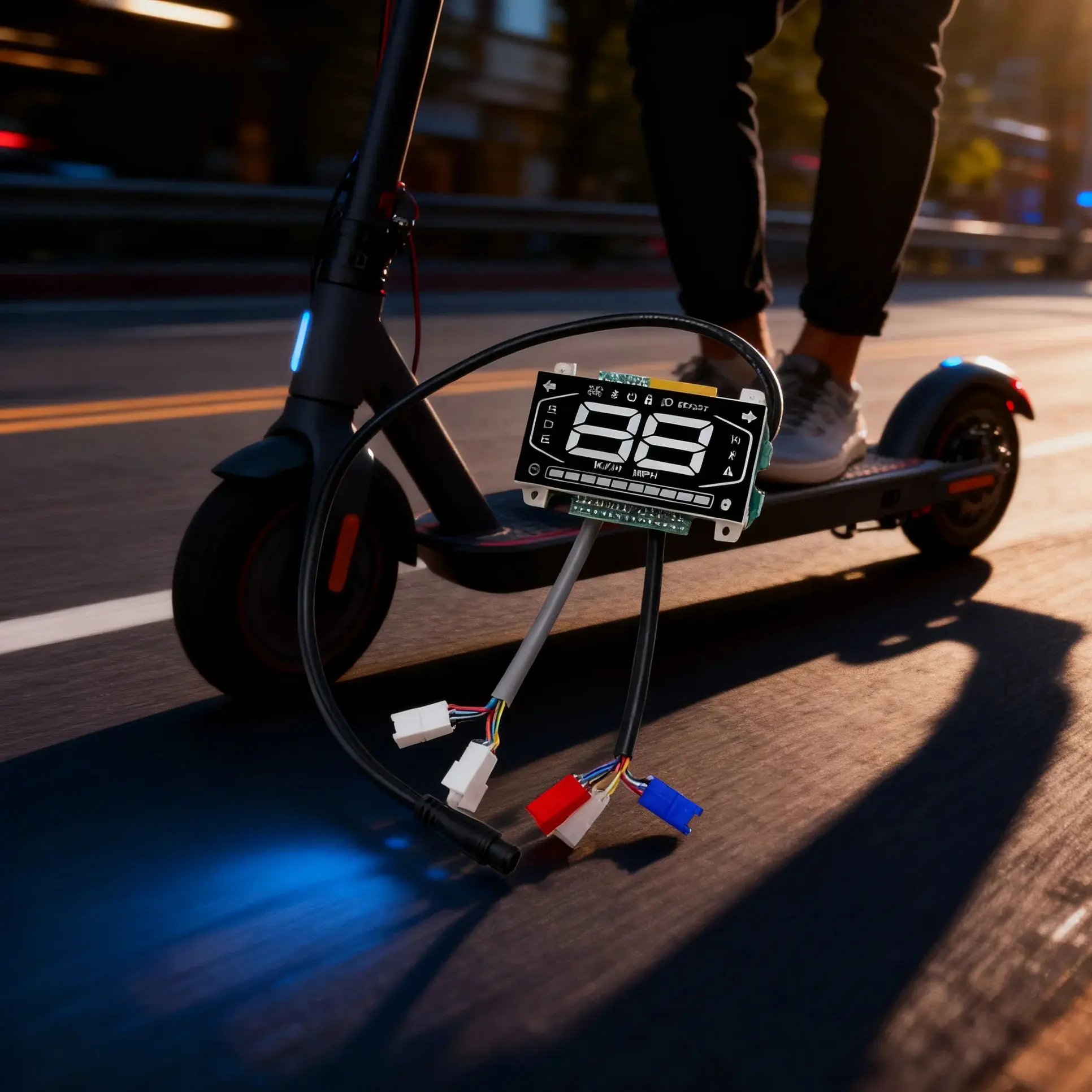 

Замена приборной панели электрического скутера Дисплей электрического скутера Алюминиевая конструкция Пыленепроницаемость Простая установка