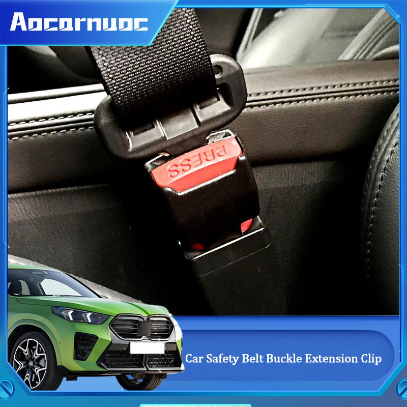 

Car Safety Belt Buckle Extension Clip Safety Belt Buckle Extender Tool Accessory For BMW X2 F39 X3 E83 F25 X4 F26 X5 E53 E70 X6