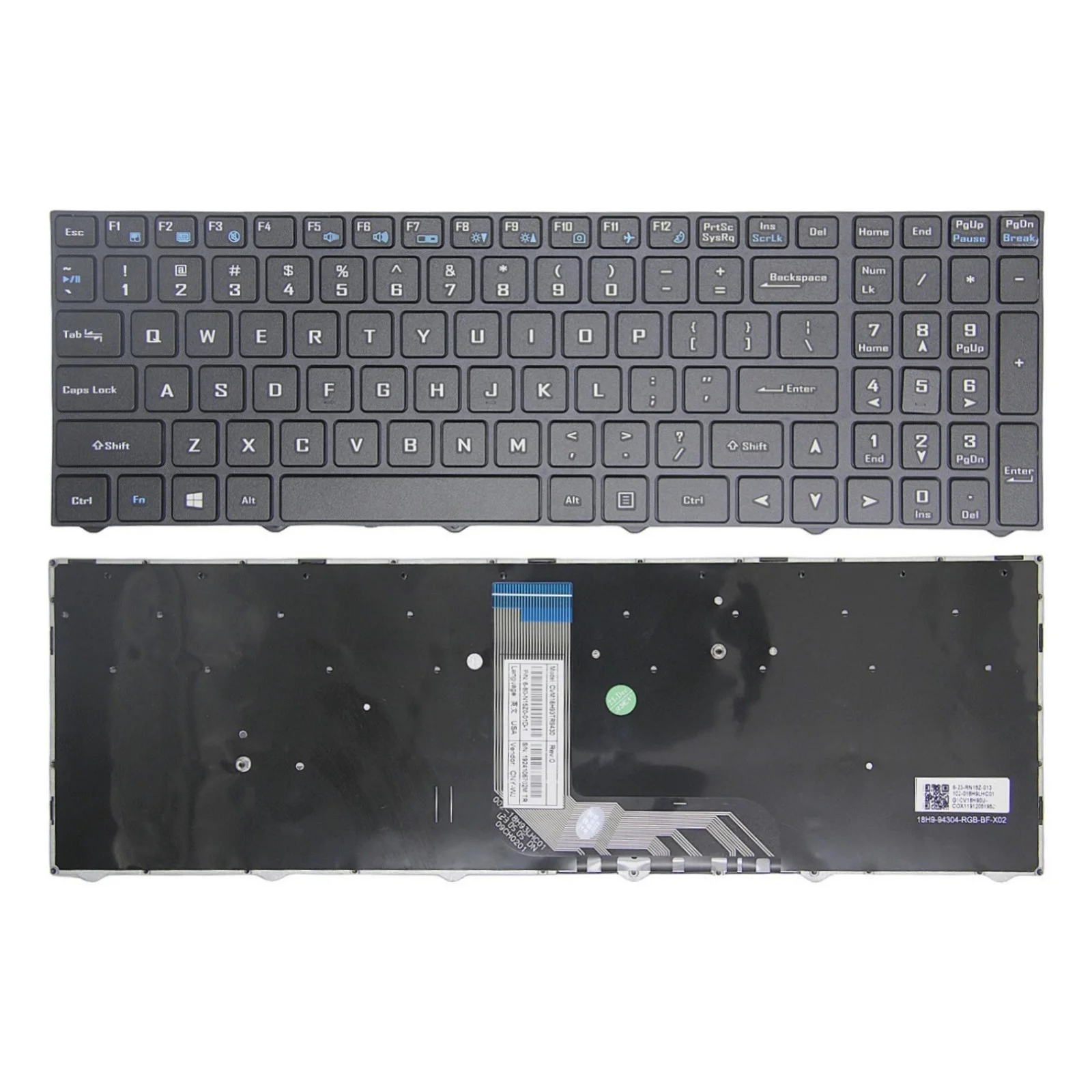 EUA RU para Acer Aspire Lite 15 AL15-51 51M-55R1 SH15-51 N23L1 N23J8 Teclado de laptop