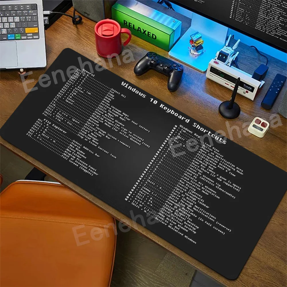 

Large Expansion Table Mat Excel Shortcut Mouse Pad Anti-slip Rubber Office Accessories XXLOffice Shortcut Key Table Mat Carpet