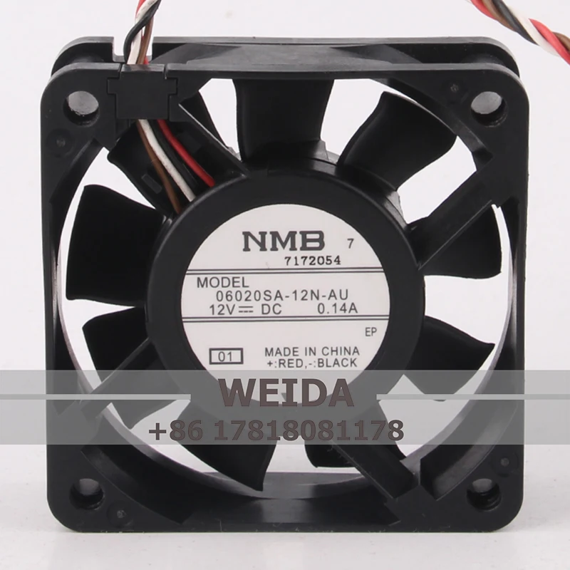 

Case Fan for NMB 06020SA-12N-AU 60×60×20mm 12V 0.14A 6020 Switch Server Cooling Fan