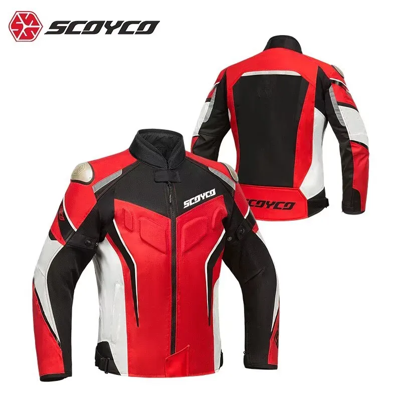 

SCOYCO Summer Ventilated Mesh CE Motorcycle Jacket Pants Suit Lightweight Protective Riding Gear for Urban Street Motorbike