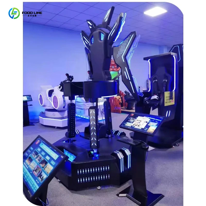 FL 9D VR Flight Simulator, 360° Spinning Children Motion Game, Interactive Adventure for Amusement Park