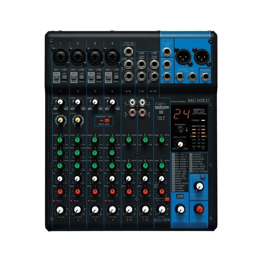 

Original MG10XU 10 channel Professional Mixing Console DSP Sound USB Recording Audio Mixer DJ Console Mixer For Audio Stage