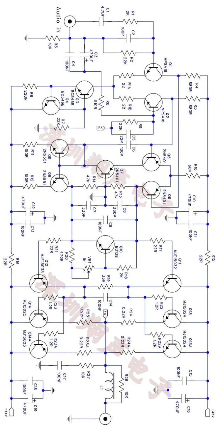 AMPLIFICADOR DE POTENCIA Mono SYM6, 200W, clásico, discreto, PCB desnudo, 2 unidades