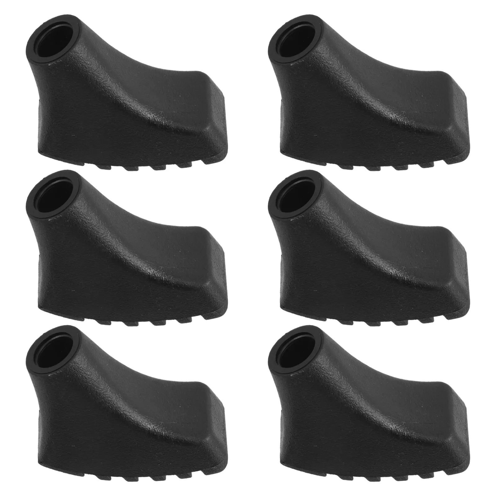 

6 Pcs Trekking Pole Cover Walking Stick Hiking Accessories Rubber Sleeve Plastic Travel
