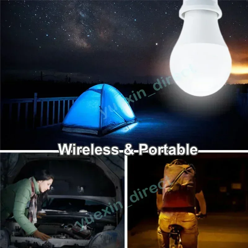 LED-Arbeits scheinwerfer für Green works 40V Lithium batterie E27-Lampen mit schnur loser Not lampe Camping lampe (keine Batterie)