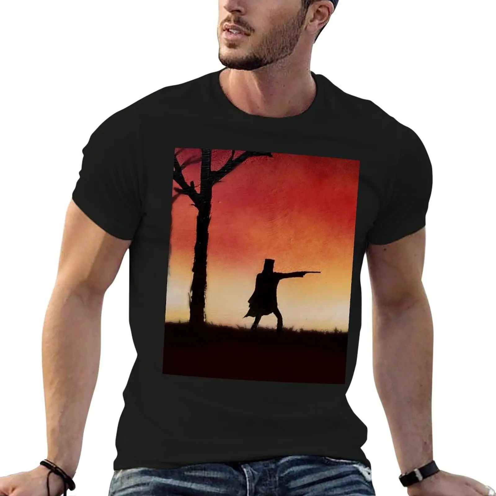 

Ned Kelly T-Shirt man tshirt t shirt men 100% cotton luxury brand T-Shirt