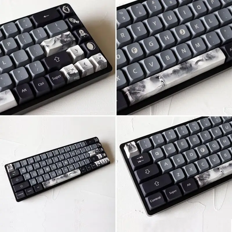 R53C PBT OEM Profile Keycap 5-side Dye Sublimation 8-key Direction ESC Enter 6.25U Accessory for Mechanical Keyboard Lot of 8