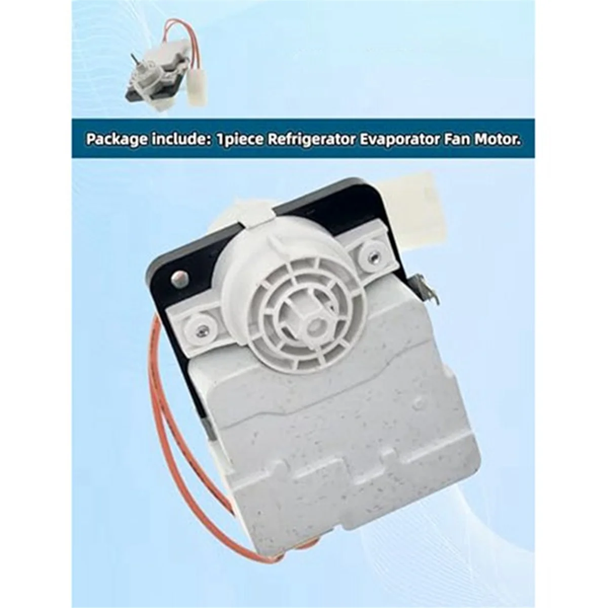 Refrigerator Evaporator Fan Motor for Whirlpool KitchenAid WPW10464673 PS7320664 PS11755167 3020513 115V 60Hz W10464673 Z