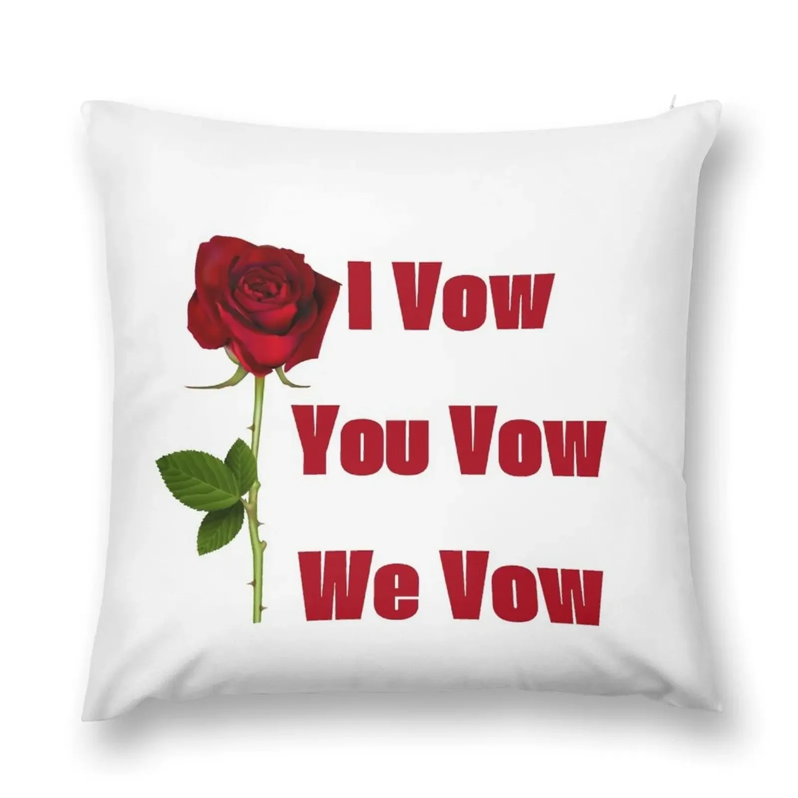 I Vow.. You Vow.. We Vow.. Book Water Resistant Sticker for Kindles, waterbottle, Kindle Throw Pillow covers for pillows pillow