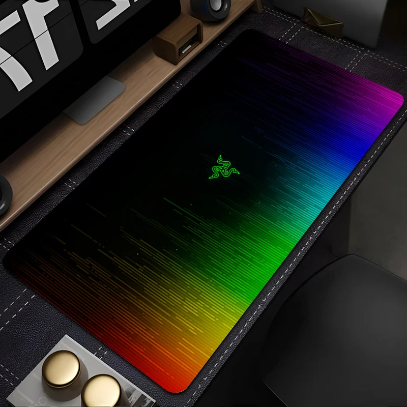 

Razer Mouse Pad PC Accessories Gaming Mats Anime Tablet Pad Anti-slip Desk Mat Rubber Mousepad Large Keyboard Pad Extended Pad