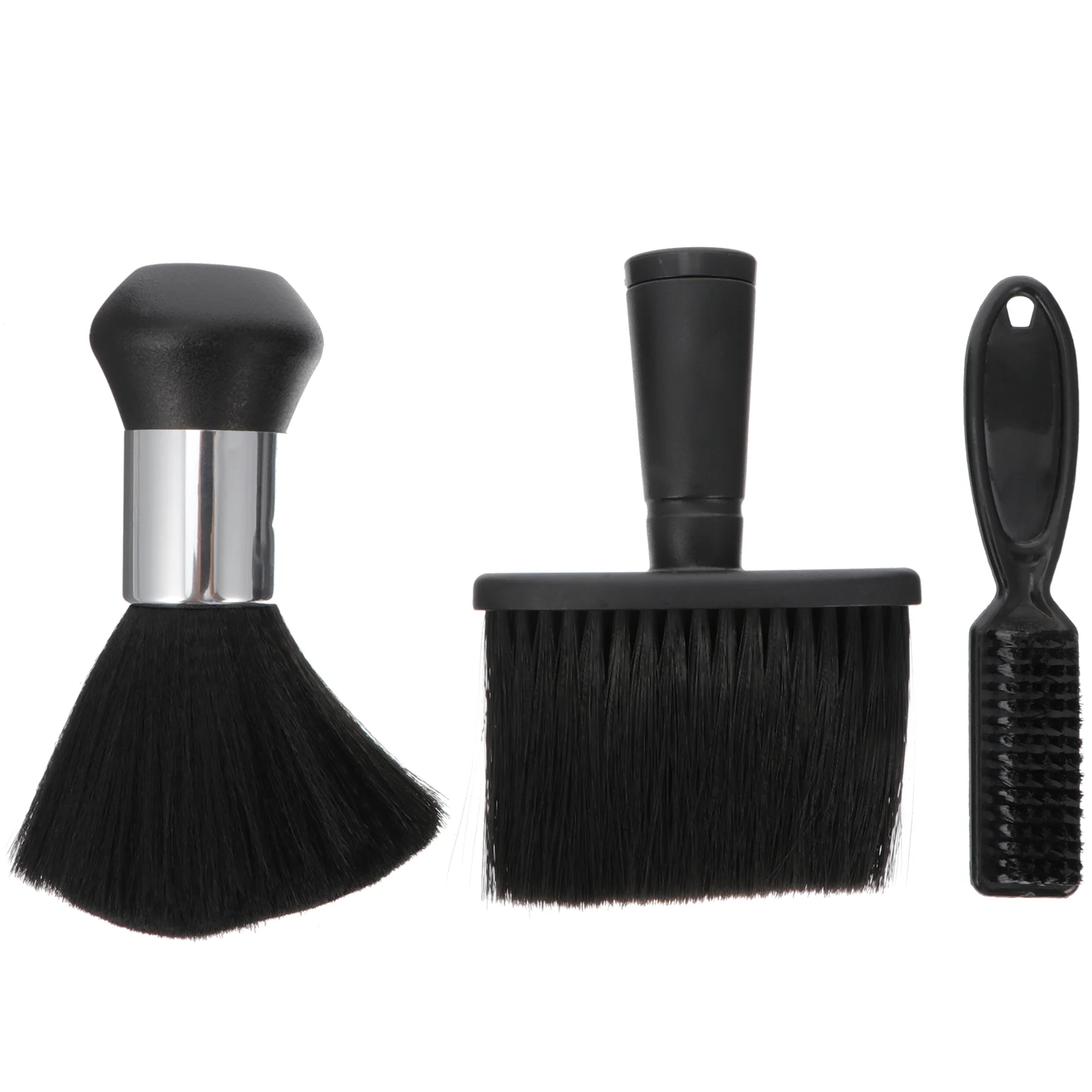 

3 Pcs Hairdressing Circle Brush Broken Face Cleaning Tools Barber Trimmer Man Barbers