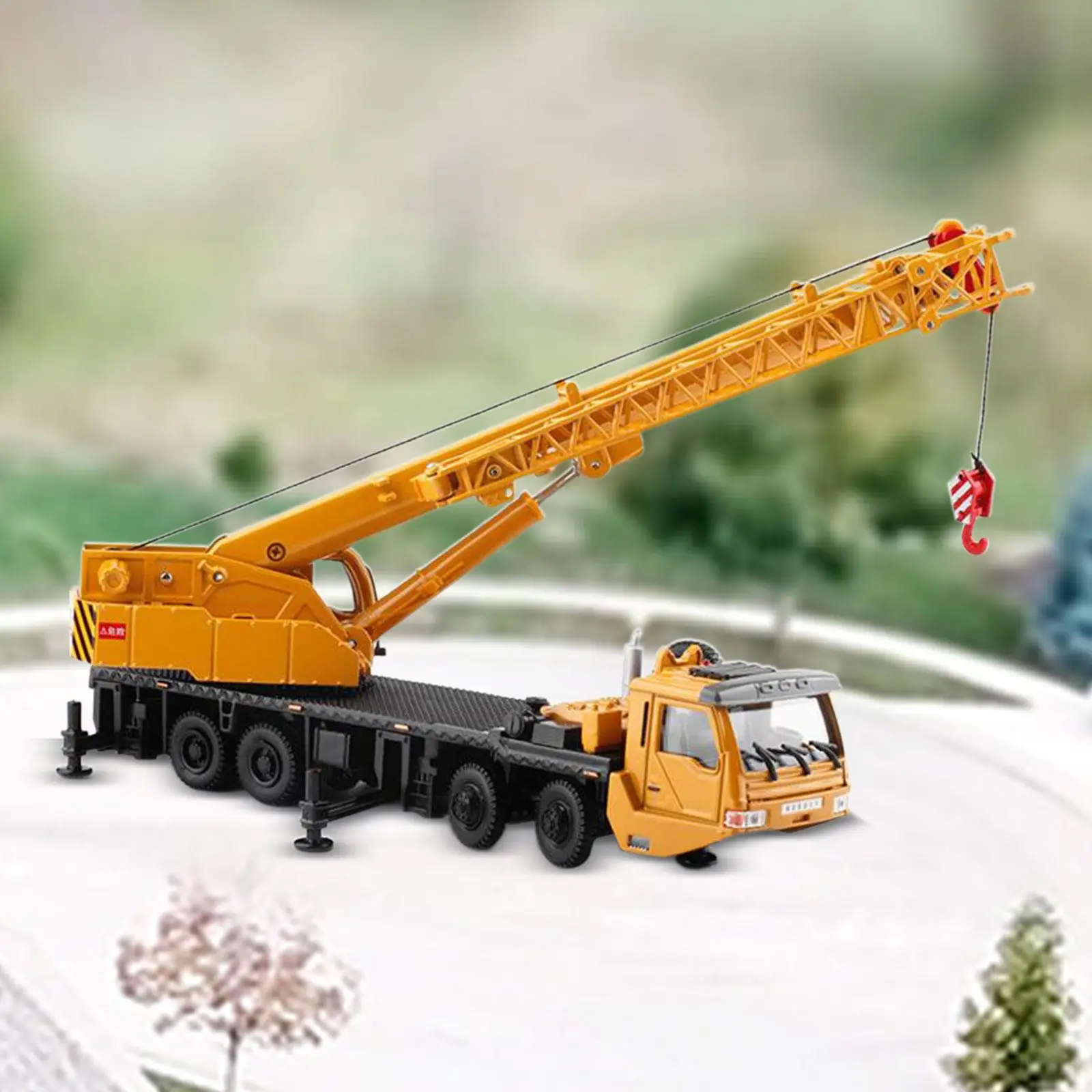 Crane Truck Construction Vehicles Toys 1:55 Scale Kids Gift Durable Toy Trucks