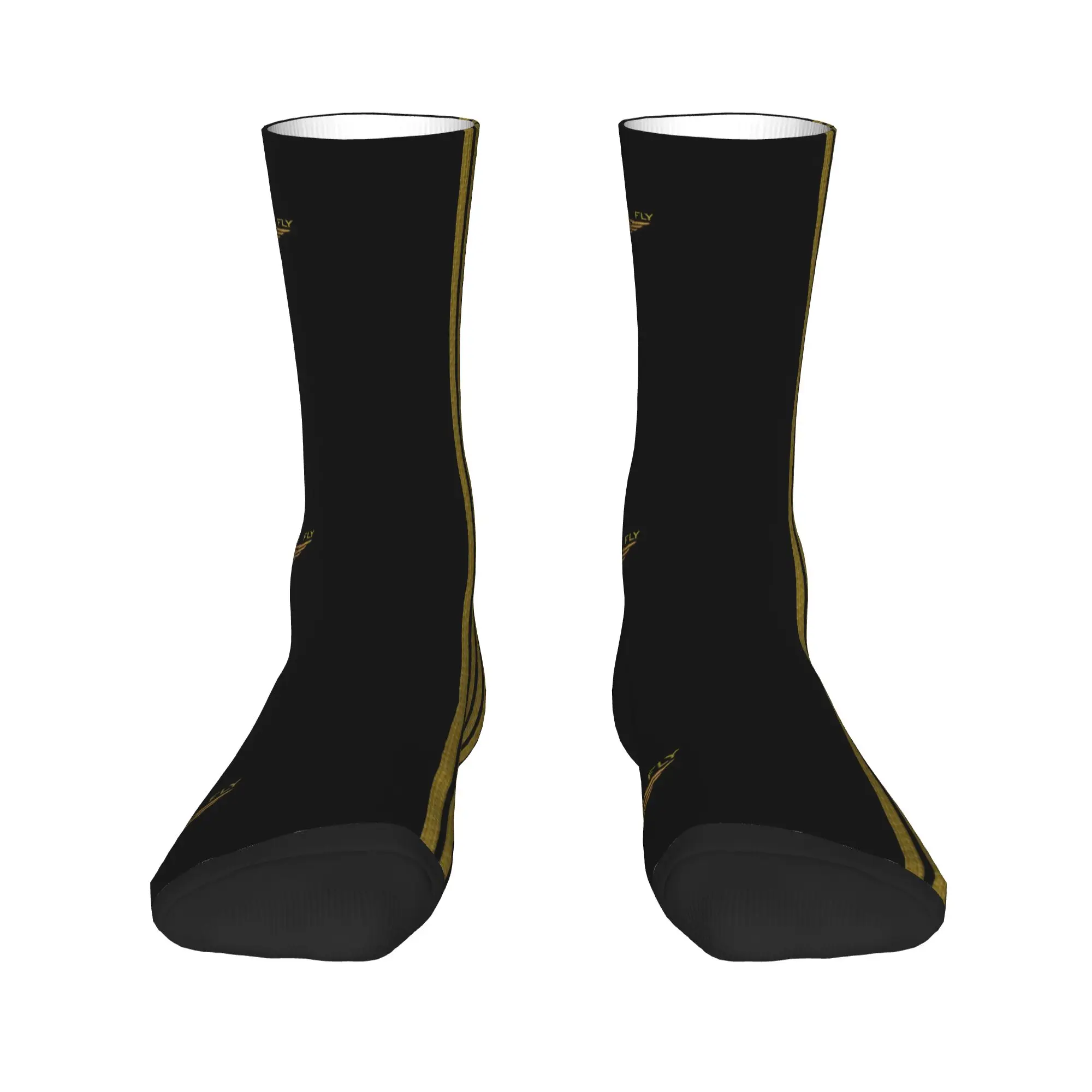 

Funny Men's Born To Fly Flight Pilot Dress Socks Unisex Warm Comfortable 3D Printing Flying Aviation Aviator Crew Socks