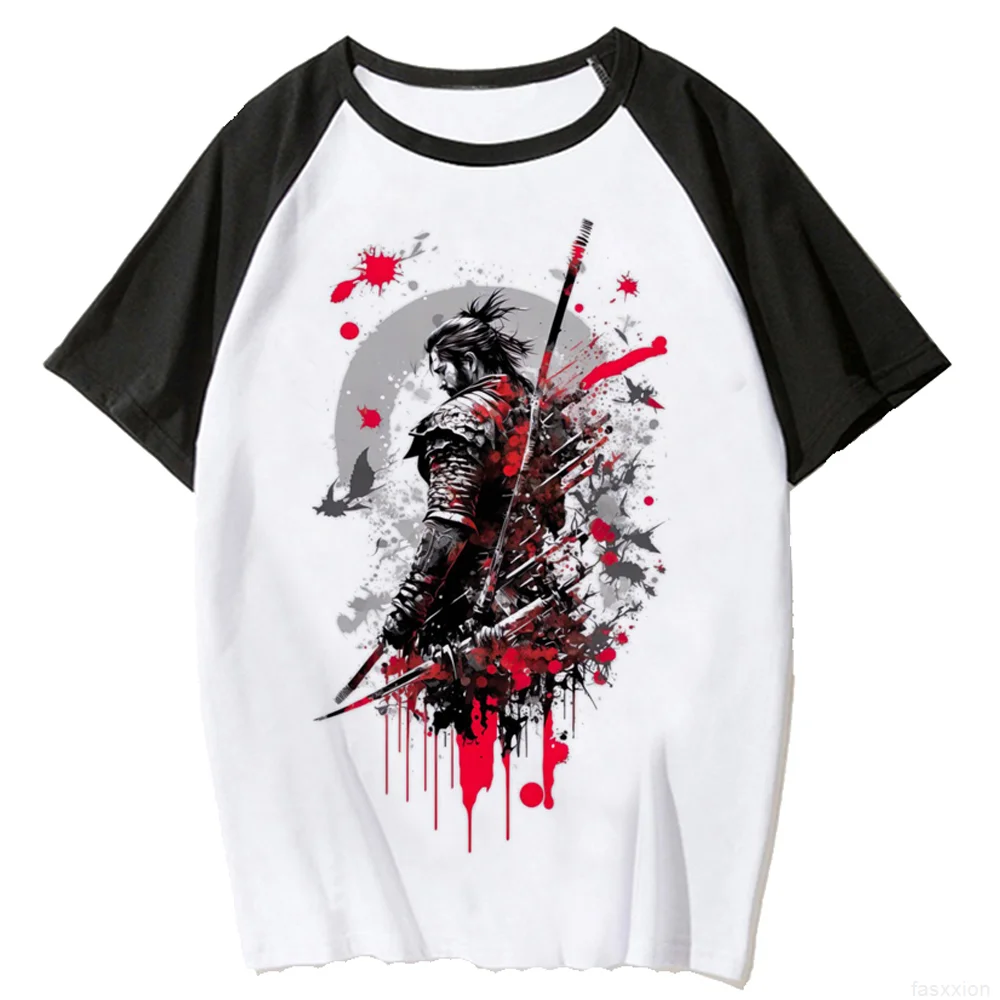 

Samurai tshirt women Japanese streetwear manga tshirt girl anime comic 2000s clothes