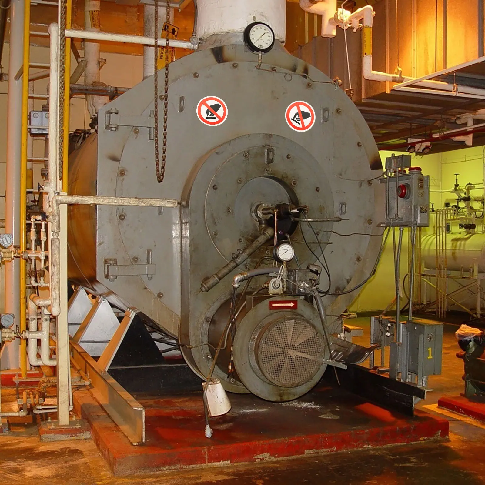 3 قطعة ملصقات علامة لا تعمل باللمس آلة تسمية لاصقة موثوقة الحذر ملصق مائي سهل عصا تحذير السلامة شارات الفينيل