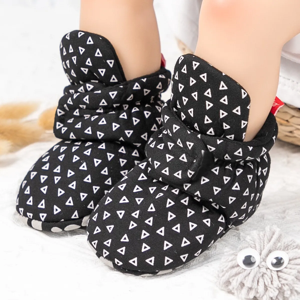 

New Baby Socks Shoes Star Toddler First Walkers Booties Cotton Comfort Soft Anti-slip Warm Infant Baby Boy Girl Shoes