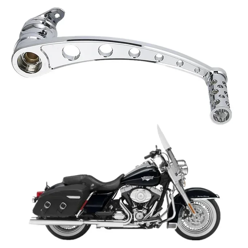 

For Harley Touring Street Glide Road King Softail FL 1988-2017 Motorcycle Parts Accessories Brake Arm Pedal Kit