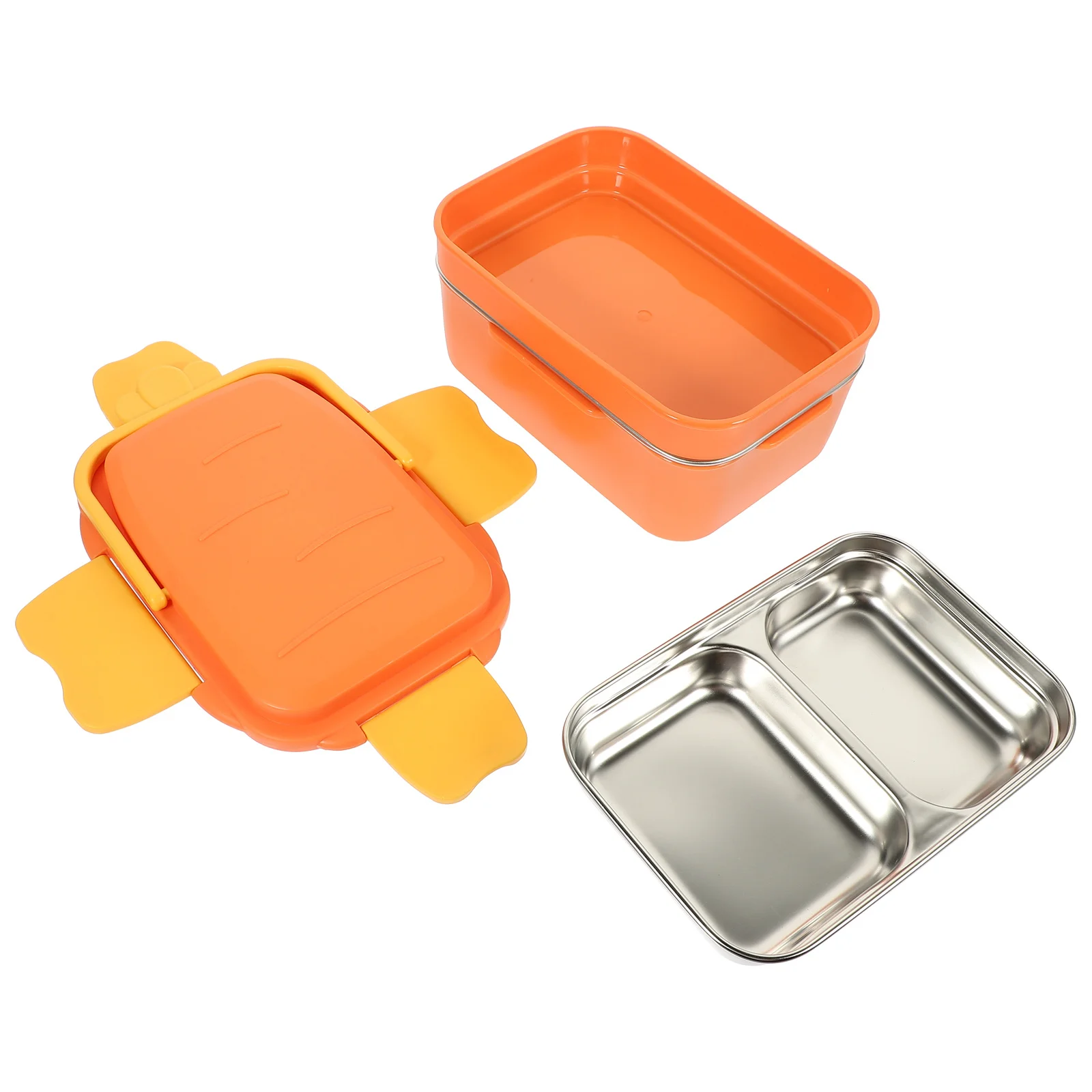 

Stainless Steel Lunch Box Boxes Container Bento Salad Lunchable Simple Portable Student