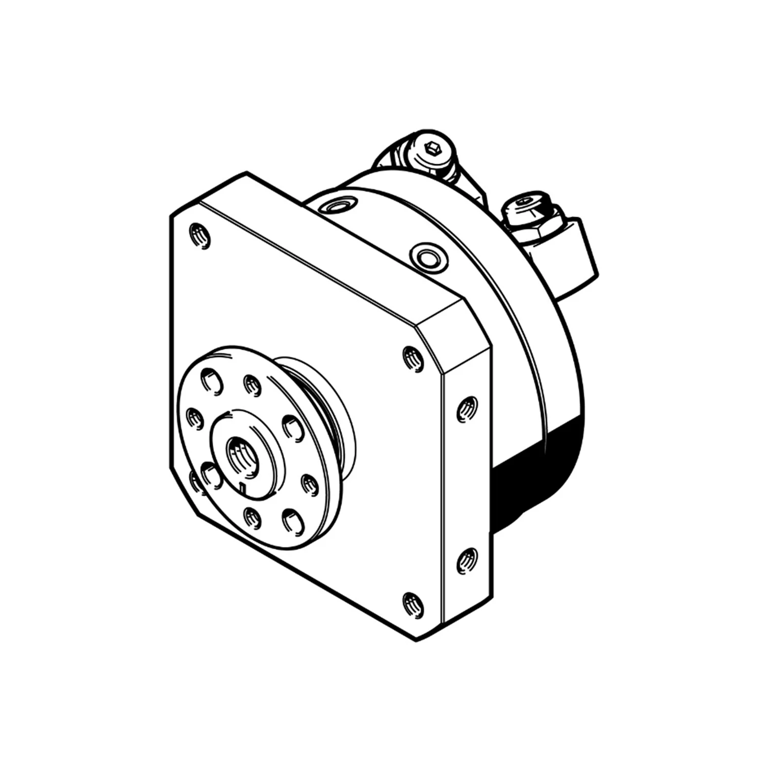 

FESTO DSM-25-270-P-FW-A-B 547579 Rotary Actuator New