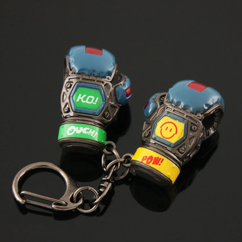 3.5cm Apex Legends Weapon Keychains Pathfinder Heirloom Mini Boxing Gloves Game Peripheral Metal Weapon Model Festival Gift Toys