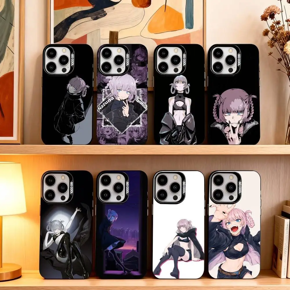 

N-Nazuna N-Nanakusa Phone Case For iPhone17,16,15,14,13,12,11 Plus,Pro Max Black Candy silver phone case